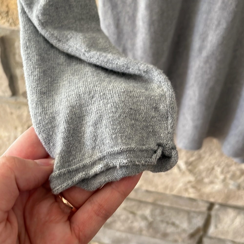 The Limited Light Grey Mock Turtleneck Sweater With Open Back Size Large - Picture 5 of 13